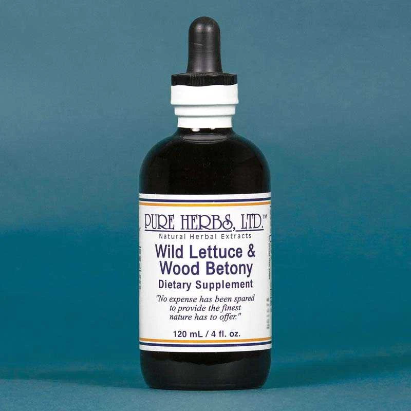 Pure Herbs, Ltd. Wild Lettuce & Wood Betony (4 oz.)