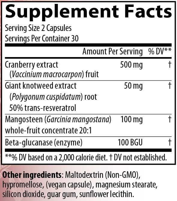 CranVerry+ (60 vegan capsules)