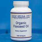 Pure Herbs, Ltd. Flaxseed Oil (Organic) 100 softgels