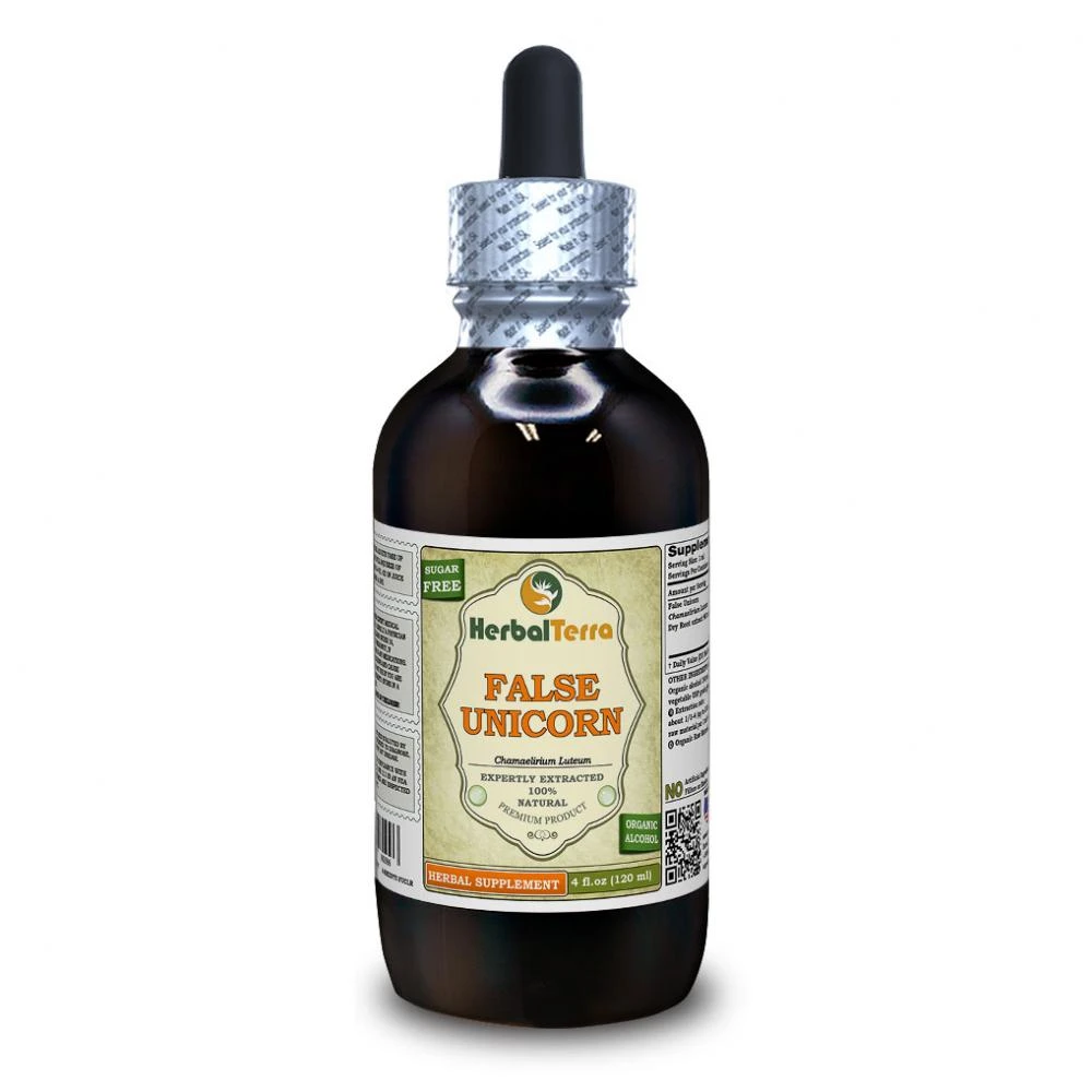 HerbalTerra False Unicorn (Chamaelirium Luteum) Tincture 4oz.