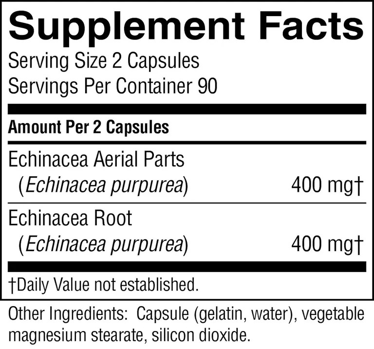 Echinacea Purpurea (180 caps)