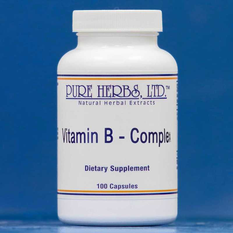 Pure Herbs, Ltd. Vitamin B Capsules (100 caps)