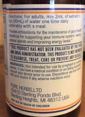 Pure Herbs, Ltd. Bee Propolis (4 oz.)