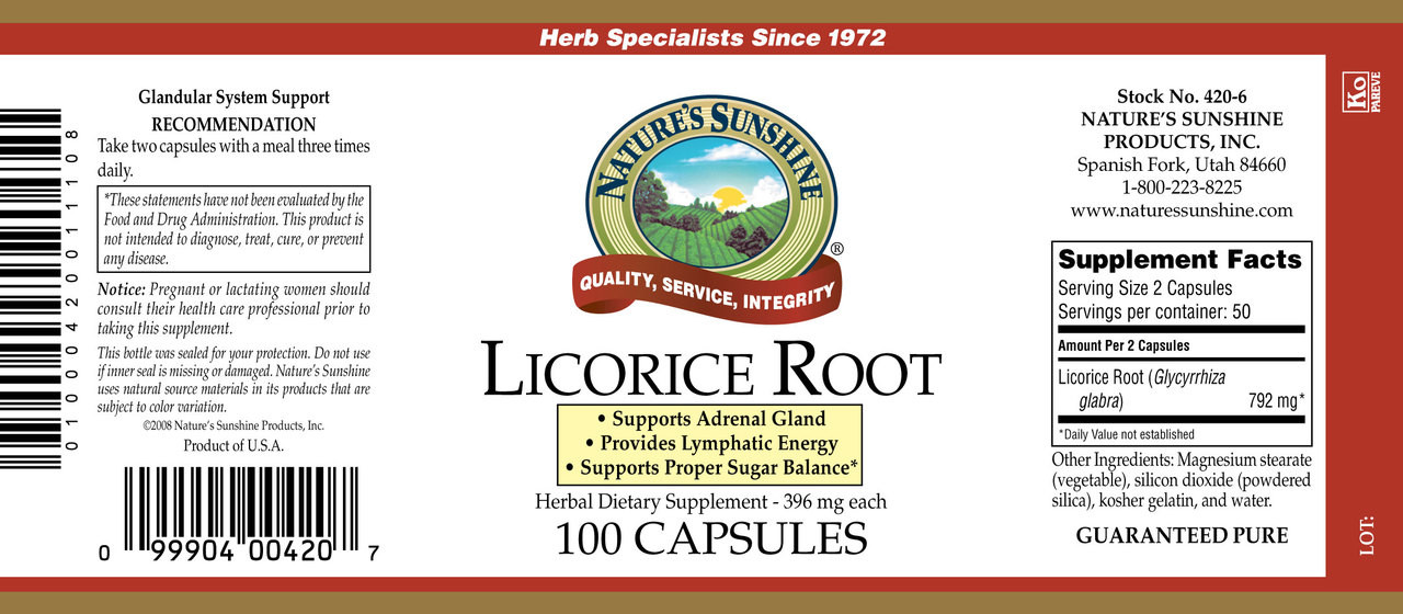 Licorice Root (100 caps)