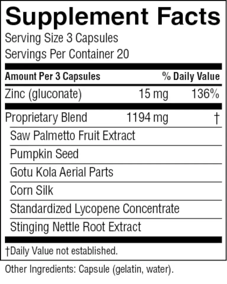 Men's Formula w/Lycopene (60 caps)