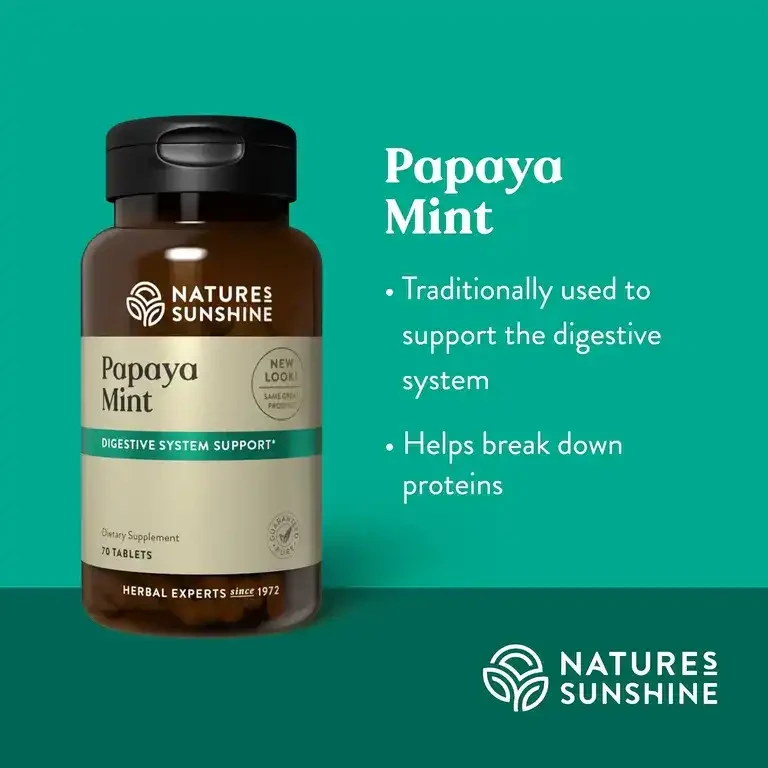 Papaya Mint (70 chewable tabs)