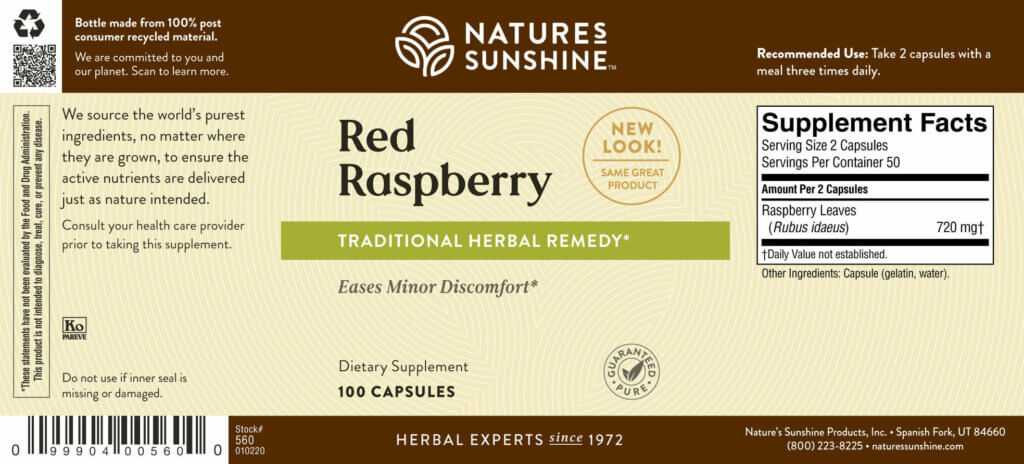 Red Raspberry (100 caps)