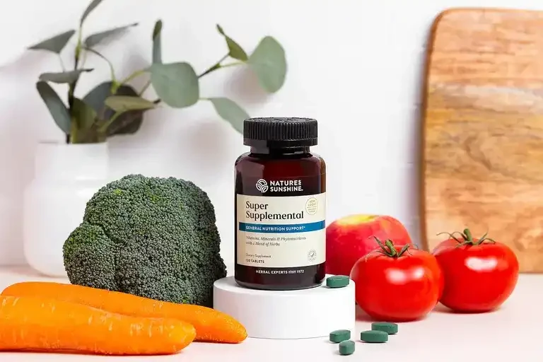 Super Supplemental Vitamin & Mineral (WITH IRON) (120 tabs)