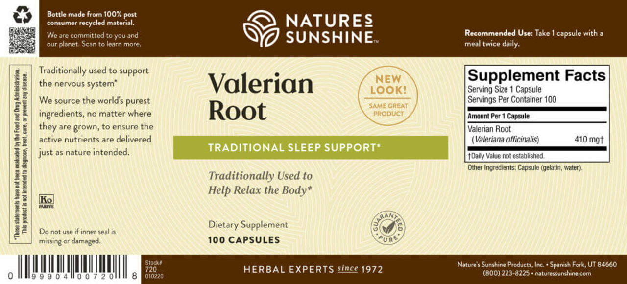 Valerian Root (100 caps)