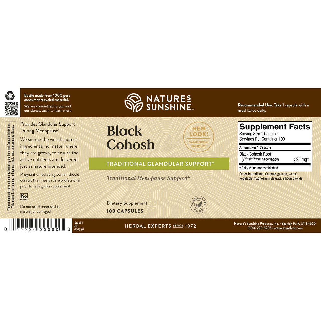 Black Cohosh (100 caps)