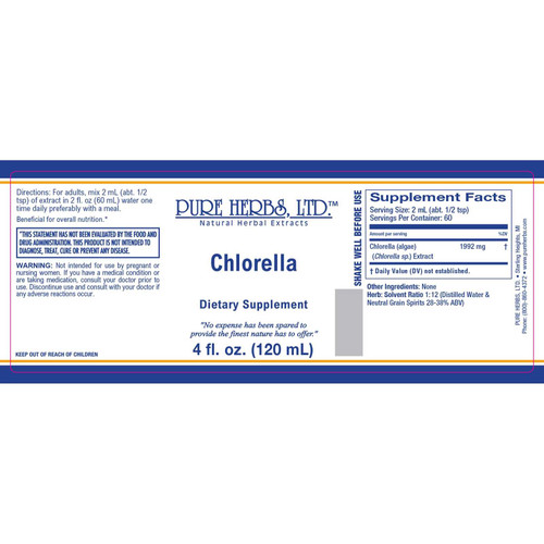 Pure Herbs, Ltd. Chlorella (4 oz.)
