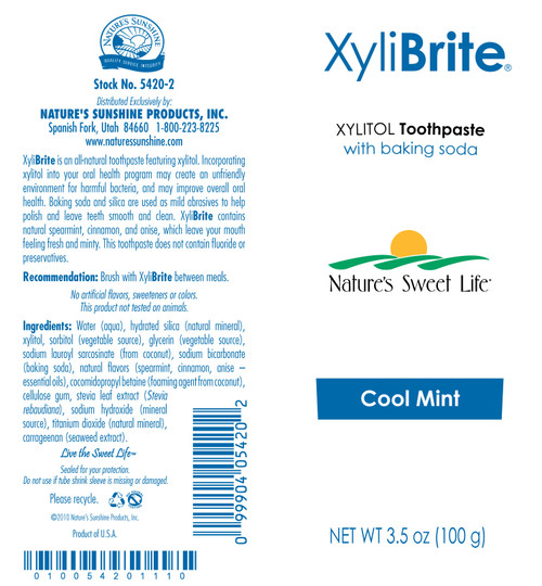 XyliBrite Toothpaste (3.5 oz. Tube)