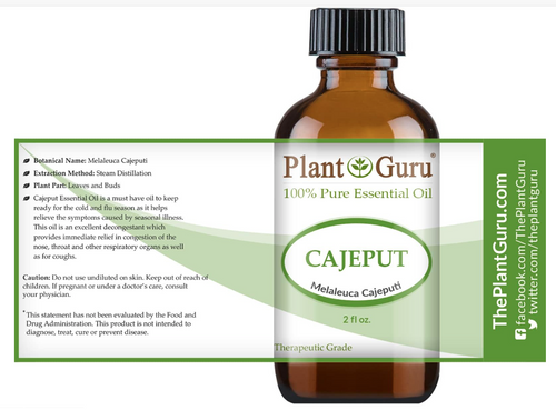 Cajeput Essential Oil, 2 fl oz