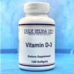 Pure Herbs, Ltd. Vitamin D-3 (100 Softgels)