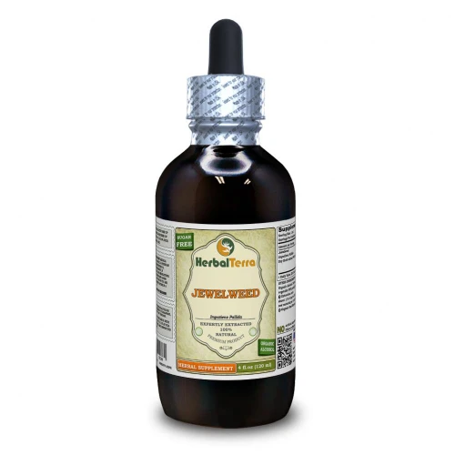 HerbalTerra Jewelweed (Impatiens Pallida) Tincture 4 oz.