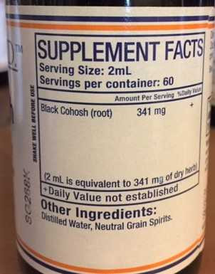 Pure Herbs, Ltd. Black Cohosh (4 oz.)