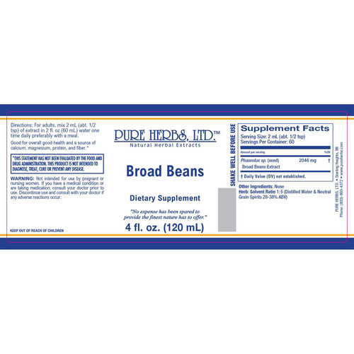 Pure Herbs, Ltd. Broad Beans (4 oz.)