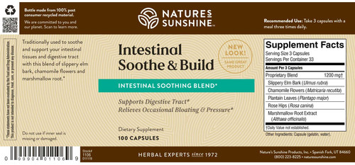 Intestinal Soothe & Build (100 caps)