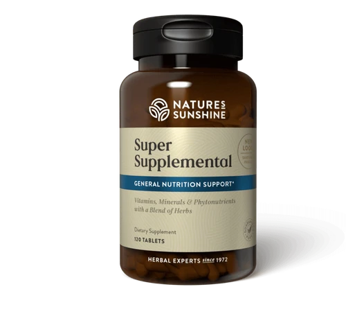 Super Supplemental Vitamin & Mineral (WITH IRON) (120 tabs)