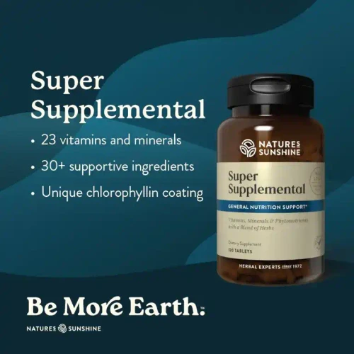 Super Supplemental Vitamin & Mineral (WITH IRON) (120 tabs)