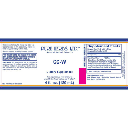 Pure Herbs, Ltd. CC-W (4 oz.)