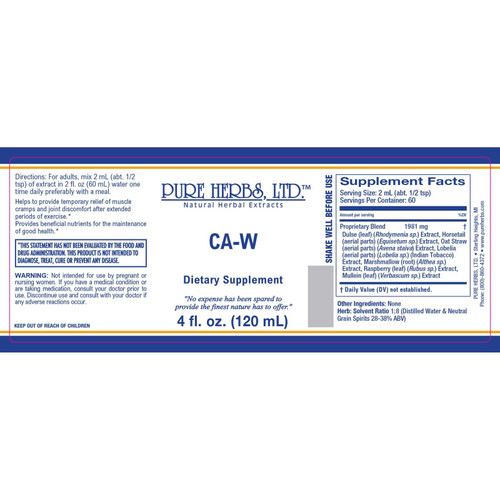 Pure Herbs, Ltd. CA-W (4 oz.)