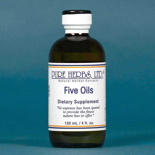 Pure Herbs, Ltd. Five Oils (4 oz.) NEW FORMULA