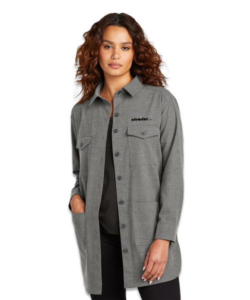 Women’s Long Sleeve Twill Overshirt