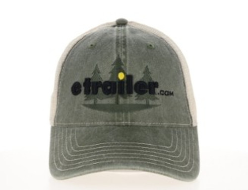 Washed Pigment Dyed Trucker Mesh Cap