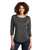 Ladies Gravitate Scoop 3/4-Sleeve