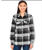 Ladies Plaid Boyfriend Flannel Shirt