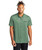 Stretch Pique Full-Button Polo