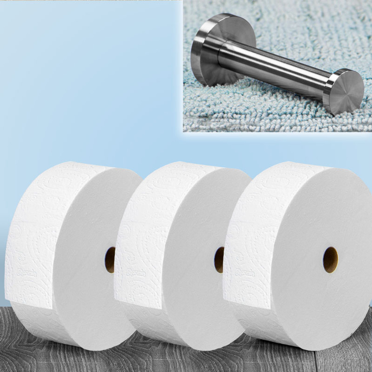 Screw-In Wall Mount Toilet Paper Holder