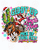 Giddy Up Jingle Horse Pick Up Your Feet with Santa Digital Download Files, Neon Country Esthetic, Santa on a Bucking Bronco with Rainbow Hair Shirt Design