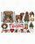 Home For The Holidays Highland Cow Clip Art Digital Download Files, Traditional Country Christmas Esthetic, Highland Calf Cow Clip Art