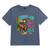 Women's Giddy Up Jingle Horse Pick Up Your Feet with Santa Heavyweight Garment Dye Tee Bella + Canvas 6110GD