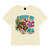 Women's Giddy Up Jingle Horse Pick Up Your Feet with Santa Heavyweight Garment Dye Tee Bella + Canvas 6110GD