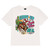 Women's Giddy Up Jingle Horse Pick Up Your Feet with Santa Heavyweight Garment Dye Tee Bella + Canvas 6110GD