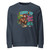 Women's Jingle Horse Pick Up Your Feet with Santa  Unisex Organic Sweatshirt