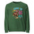Women's Giddy Up Jingle Horse Pick Up Your Feet with Santa  Unisex organic sweatshirt