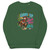 Women's Giddy Up Jingle Horse Pick Up Your Feet with Santa Unisex organic sweatshirt