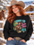 Women's Giddy Up Jingle Horse Pick Up Your Feet with Santa Unisex organic sweatshirt