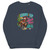 Women's Giddy Up Jingle Horse Pick Up Your Feet with Santa Unisex organic sweatshirt