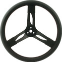 68-003 15in Steering Wheel Steel Black Quickcar Racing Products