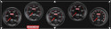 RedLine Gauge Panel w/ 69-001- Black Plate, OP/WT/OT/FP100/Tach 69-4252