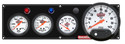 Legend Gauge Panel w/ 611-6001 - Black Plate, OP/WT/VT/Tach 61-6747
