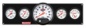 Extreme Gauge Panel w/ 611-6001 - Black Plate, OP/WT/Tach/OT/VT 61-7757