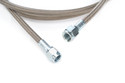 Line Kit - Mechanical Gauges, Steel Braided Hose, -4AN Fittings, 72" Length 61-71072