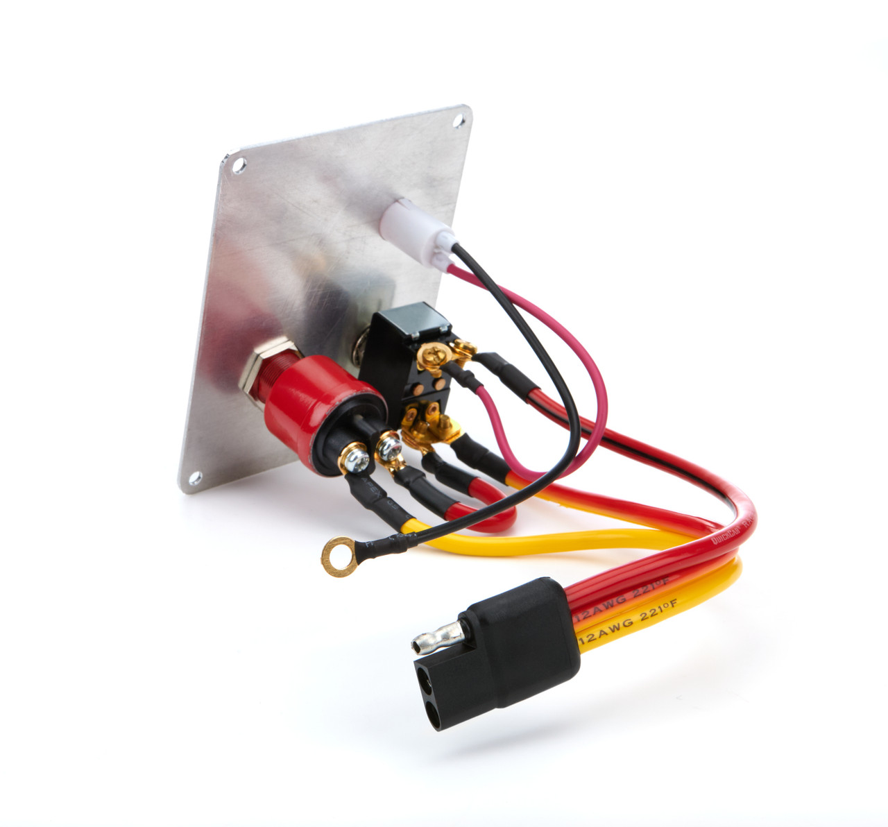50-052 Ignition Panel w/ Light 3-3/8x4-1/4 | Quickcar Racing