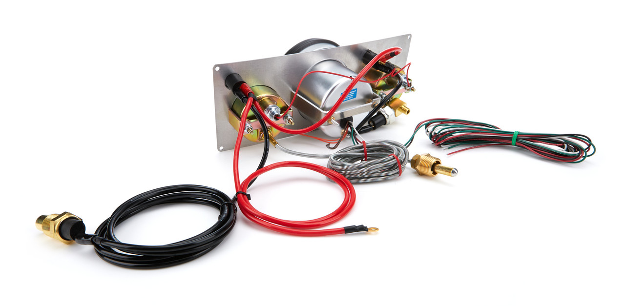 61-6031 2-1 Gauge Panel OP/Tach/WT | Quickcar Racing